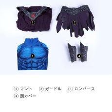 画像36: マスターズ・オブ・ユニバース（Masters of the Universe）悪の帝王 Skeletor (すけるたー) コスプレ衣装 abccos製「受注生産」 (36)