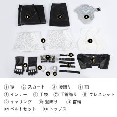 画像34: ファイナルファンタジーVII Final Fantasy 7 Revelation ティファ・ロックハート Tifa Black Mage コスプレ衣装 abccos製 「受注生産」 (34)