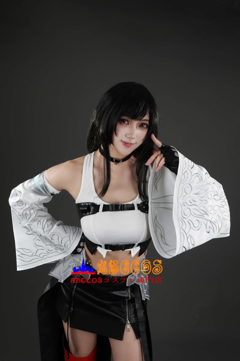 画像33: ファイナルファンタジーVII Final Fantasy 7 Revelation ティファ・ロックハート Tifa Black Mage コスプレ衣装 abccos製 「受注生産」 (33)