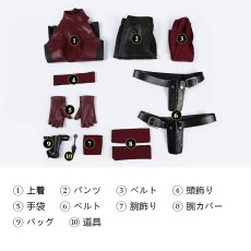 画像36: デアデビル Daredevil Born Again Season 3 エレクトラ・ナチオス（Elektra）コスプレ衣装 オーダーメイド可能 abccos製 「受注生産」 (36)