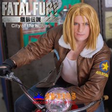 画像8: ザ・キング・オブ・ファイターズ 餓狼伝説 Terry Bogard テリー・ボガード コスプレ衣装 abccos製 「受注生産」 (8)