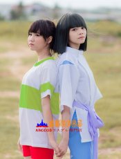 画像8: 千と千尋の神隠し 荻野 千尋（おぎの ちひろ） / 千（せん）Tシャツ コスプレ衣装 abccos製 「受注生産」 (8)