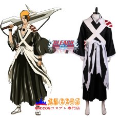 画像10: BLEACH 千年血戦篇 黒崎一護（くろさき いちご）コスプレ衣装 abccos製 「受注生産」 (10)
