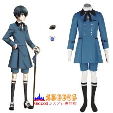 画像13: 黒執事 Black Butler シエル·ファントムハイヴ Ciel ブルーのドレス コスプレ衣装 abccos製 「受注生産」 (13)