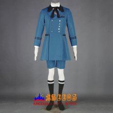 画像2: 黒執事 Black Butler シエル·ファントムハイヴ Ciel ブルーのドレス コスプレ衣装 abccos製 「受注生産」 (2)