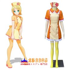 画像8: 初音ミク はつね みく 恋色病棟 鏡音リン ナース服 コスプレ衣装 abccos製 「受注生産」 (8)