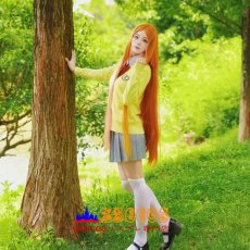 画像13: BLEACH（ブリーチ）空座第一高等学校 井上織姫（いのうえおりひめ）冬用 JK 制服 コスプレ衣装 abccos製 「受注生産」 (13)