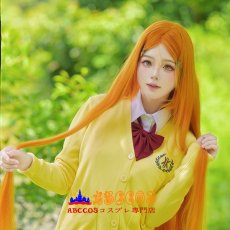 画像14: BLEACH（ブリーチ）空座第一高等学校 井上織姫（いのうえおりひめ）冬用 JK 制服 コスプレ衣装 abccos製 「受注生産」 (14)
