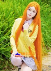 画像15: BLEACH（ブリーチ）空座第一高等学校 井上織姫（いのうえおりひめ）冬用 JK 制服 コスプレ衣装 abccos製 「受注生産」 (15)