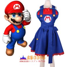 画像7: スーパーマリオブラザーズ マリオロリータドレス コスプレ仮装 コスプレ衣装 abccos製 「受注生産」 (7)