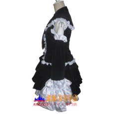 画像3: Vocaloid 初音ミク 黒色ロリータドレス コスプレ衣装 abccos製 「受注生産」 (3)