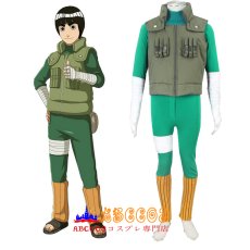 画像10: NARUTO -ナルト- 疾風伝 ロック·リー木の葉忍の制服 コスプレ衣装 abccos製 「受注生産」 (10)