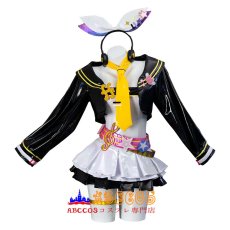 画像1: ミューズダッシュ Muse Dash×鏡音リン コスプレ衣装 abccos製 「受注生産」 (1)