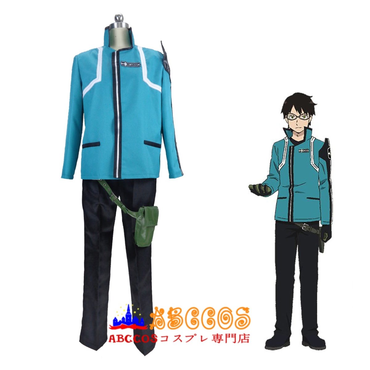 画像5: ワールドトリガー World Trigger 三雲 修（みくも おさむ）コスプレ衣装 abccos製 「受注生産」 (5)