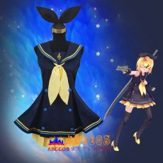 画像6: 鏡音リンレン 鏡音リン・レン セーラー服 コスプレ衣装 abccos製 「受注生産」 (6)