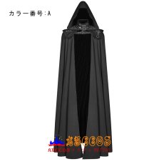 画像1: ハロウィン 中世レトロ風 魔法使い マント着 コスプレ衣装 abccos製 「受注生産」 (1)