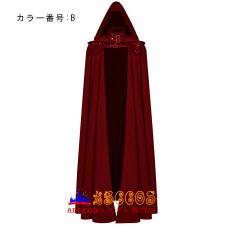 画像2: ハロウィン 中世レトロ風 魔法使い マント着 コスプレ衣装 abccos製 「受注生産」 (2)