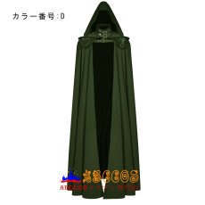 画像4: ハロウィン 中世レトロ風 魔法使い マント着 コスプレ衣装 abccos製 「受注生産」 (4)