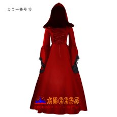 画像5: 中世レトロ風 ゴシック風 ハロウィンパーティー レディー ロングスカート コスチューム コスプレ衣装 abccos製 「受注生産」 (5)