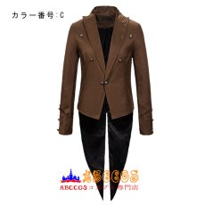 画像7: 中世レトロ風 ゴシック風 ハロウィンパーティー  タキシード着 コスプレ衣装 abccos製 「受注生産」 (7)