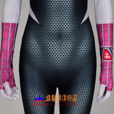 画像14: スパイダーマン: スパイダーバース Spider-Man: Into the Spider-Verse グウェン・ステイシー / スパイダー・グウェン 全身タイツ コスチューム コスプレ衣装 abccos製 「受注生産」 (14)