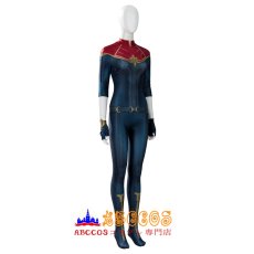 画像2: キャプテン・マーベル2（Captain Marvel 2）キャロル・ダンヴァース 全身タイツ コスチューム コスプレ衣装 abccos製 「受注生産」 (2)