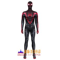 画像1: スパイダーマン2 Spider-Man 2 マイルズ・モラレス Miles Morales 全身タイツ コスチューム コスプレ衣装 abccos製 「受注生産」 (1)