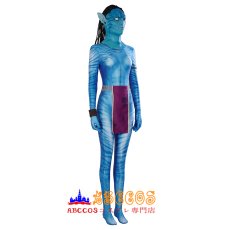 画像2: アバター：ウェイ・オブ・ウォーター Avatar: The Way of Water 女性 全身タイツ コスチューム コスプレ衣装 abccos製 「受注生産」 (2)