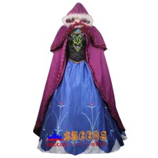 画像1: Frozen アナと雪の女王 アナ Anna コスプレ衣装 abccos製 「受注生産」 (1)