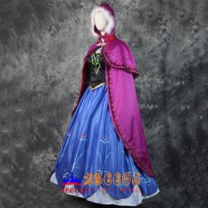 画像8: Frozen アナと雪の女王 アナ Anna コスプレ衣装 abccos製 「受注生産」 (8)