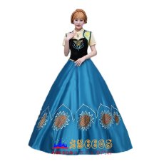 画像1: Frozen アナと雪の女王 アナ Anna コスプレ衣装 abccos製 「受注生産」 (1)