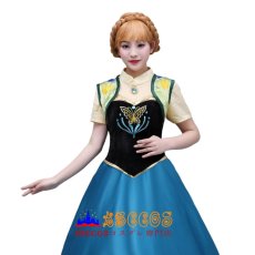 画像4: Frozen アナと雪の女王 アナ Anna コスプレ衣装 abccos製 「受注生産」 (4)