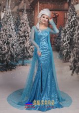画像4: アナと雪の女王 FROZEN エルサ Elsa コスプレ衣装 abccos製 「受注生産」 (4)