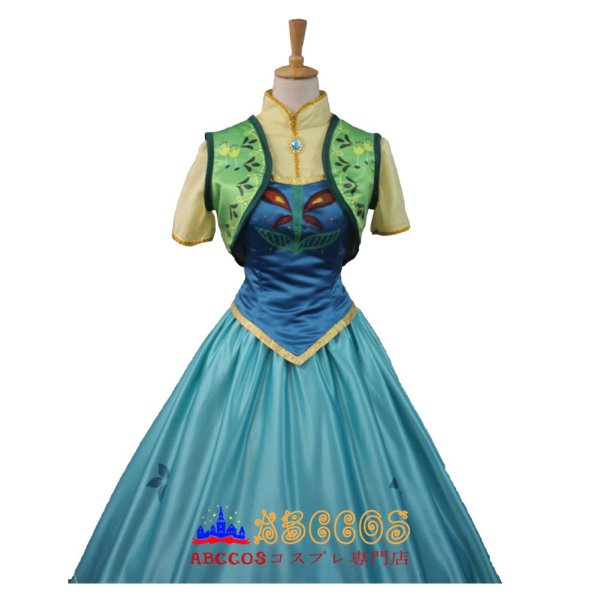 Frozen アナと雪の女王 アナ Anna コスプレ衣装 abccos製 「受注生産