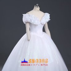 画像5: ディズニー Cinderella シンデレラ お姫様 白いウェディングドレス コスプレ衣装 abccos製 「受注生産」 (5)