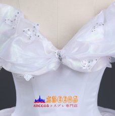 画像7: ディズニー Cinderella シンデレラ お姫様 白いウェディングドレス コスプレ衣装 abccos製 「受注生産」 (7)