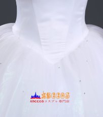 画像9: ディズニー Cinderella シンデレラ お姫様 白いウェディングドレス コスプレ衣装 abccos製 「受注生産」 (9)