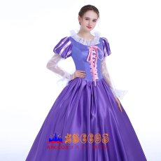 画像7: ディズニー 塔の上のラプンツェル Tangled ラプンツェル Rapunzel プリンセスドレス コスプレ衣装 abccos製 「受注生産」 (7)
