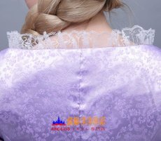 画像11: ディズニー 魔法にかけられて Enchanted 王女 ワンピース 刺繍入り コスプレ衣装 abccos製 「受注生産」 (11)