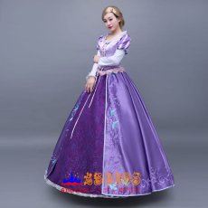 画像5: ディズニー 塔の上のラプンツェル Tangled ラプンツェル Rapunzel プリンセスドレス コスプレ衣装 abccos製 「受注生産」 (5)