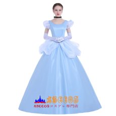 画像1: ディズニー Cinderella シンデレラ プリンセスドレス ハロウィン コスプレ衣装 abccos製 「受注生産」 (1)