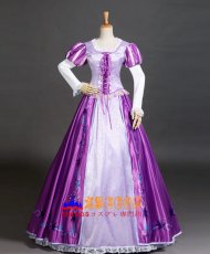 画像2: ディズニー 塔の上のラプンツェル Tangled ラプンツェル Rapunzel プリンセスドレス コスプレ衣装 abccos製 「受注生産」 (2)