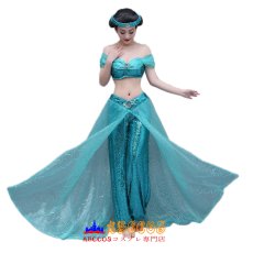 画像1: アラジンと魔法のランプ アラジン Aladin ジャスミン プリンセス コスプレ衣装 abccos製 「受注生産」 (1)