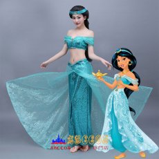 画像10: アラジンと魔法のランプ アラジン Aladin ジャスミン プリンセス コスプレ衣装 abccos製 「受注生産」 (10)