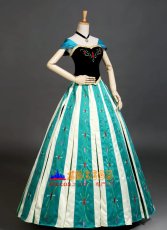 画像3: ディズニー Frozen アナと雪の女王 アナ Anna プリンセスドレス 刺繍スタイル コスプレ衣装 abccos製 「受注生産」 (3)
