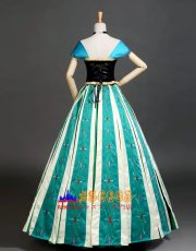 画像5: ディズニー Frozen アナと雪の女王 アナ Anna プリンセスドレス 刺繍スタイル コスプレ衣装 abccos製 「受注生産」 (5)