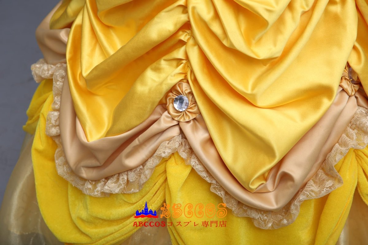 画像12: ディズニー 美女と野獣 ベル お姫様 ハロウィン コスプレ衣装 abccos製 「受注生産」 (12)