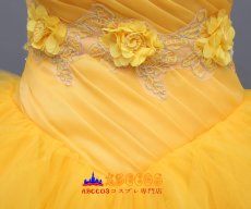 画像9: ディズニー 美女と野獣 ベル お姫様 プリンセスドレス コスプレ衣装 abccos製 「受注生産」 (9)