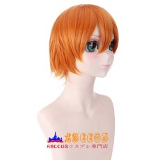 画像2: ラブライブ スクールアイドルプロジェクト LoveLive! 星空 凛（ほしぞら りん） wig コスプレウィッグ abccos製 「受注生産」 (2)