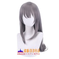 画像1: 「青春ブタ野郎」シリーズ 桜島麻衣 さくらじま まい wig コスプレウィッグ abccos製 「受注生産」 (1)